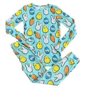 EASTER Bamboo Kids Pajama Set Size 5
